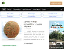 Tablet Screenshot of pomicultor.ro